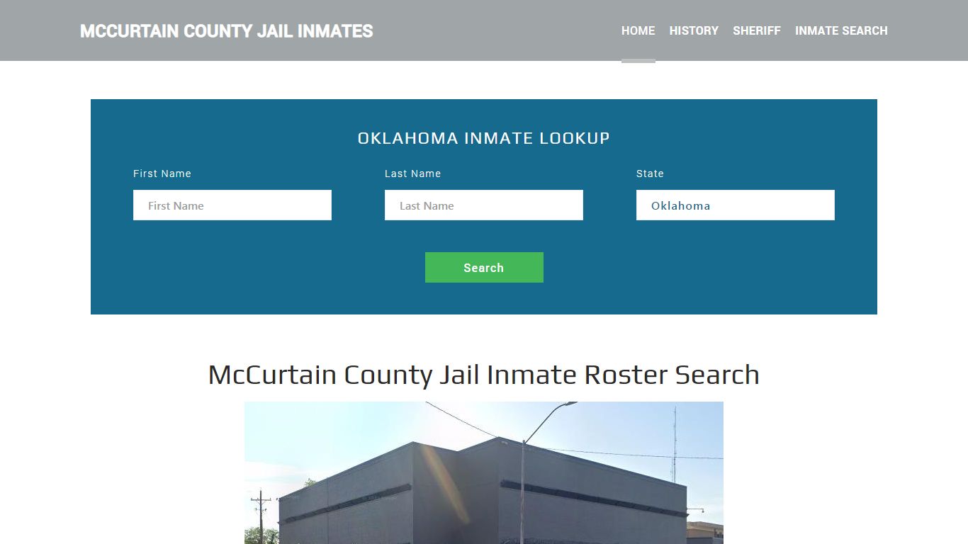 McCurtain County Jail Inmate Roster Lookup, Idabel, OK